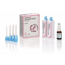 Zhermack Gingifast CAD (Gingival Mask Scannable)  - Elastic 40 Shore A - 2 x 50ml (C203227) inc 10ml Separator and Mixing Tips - DG